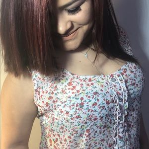 Mossimo Supply Co. Floral Blouse